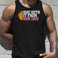Funny Girls Womens Basketball Dad Coach Unisex Tank Top Gifts for Him