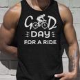 Funny Good Day For A Ride Funny Bicycle I Ride Fun Hobby Race Quote Unisex Tank Top Gifts for Him