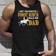 Funny My Favorite Horse Rider Calls Me Dad Fathers Day Unisex Tank Top Gifts for Him