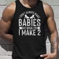 Funny Twins Dad Fathers Day - Twin Daddy Unisex Tank Top Gifts for Him