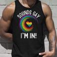 Gay Pride Sounds Gay Im In Men Women Lgbt Rainbow Unisex Tank Top Gifts for Him