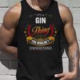 Gin Shirt Family Crest GinShirt Gin Clothing Gin Tshirt Gin Tshirt Gifts For The Gin Unisex Tank Top Gifts for Him