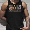 Womens Girls Just Wanna Have Fundamental Rights Feminism Womens Tank Top Gifts for Him