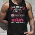 Hope Name Gift And God Said Let There Be Hope V2 Unisex Tank Top Gifts for Him