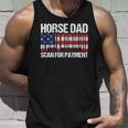 Horse Dad Scan For Payment Fathers Day Unisex Tank Top Gifts for Him