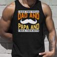 I Have Two Titles Dad And Papa And I Rock Them Both V2 Unisex Tank Top Gifts for Him