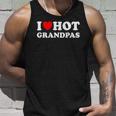 I Heart Hot Grandpas I Love Hot Grandpas Unisex Tank Top Gifts for Him
