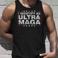 I Identify As Ultra Maga Support Great Maga King 2024 Unisex Tank Top Gifts for Him