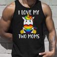 I Love My Two Moms Cute Lgbt Gay Ally Unicorn Girls Kids Unisex Tank Top Gifts for Him