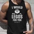 I Would Walk On Legos For You Mom Life Funny Mothers Day Unisex Tank Top Gifts for Him