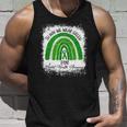 In May We Wear Green For Mental Health Awareness Rainbow Unisex Tank Top Gifts for Him