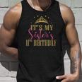 Its My Sisters 11Th Birthday Girls Party Family Matching Unisex Tank Top Gifts for Him