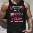 Ivy Name Gift And God Said Let There Be Ivy Unisex Tank Top Gifts for Him
