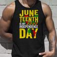 Juneteenth Is My Independence Day 1865 African American Unisex Tank Top Gifts for Him