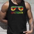 Juneteenth Sunglasses Black Pride Flag Fists Men Women Unisex Tank Top Gifts for Him