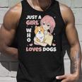 Just A Girl Who Loves Dogs Cute Corgi Lover Outfit & Apparel Tank Top Gifts for Him