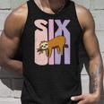Kids 6 Years Old Cute Sloth Birthday Girl 6Th B-Day Unisex Tank Top Gifts for Him