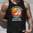 Lake Superior Unsalted Shark Free Unisex Tank Top Gifts for Him