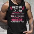Lauri Name Gift And God Said Let There Be Lauri Unisex Tank Top Gifts for Him