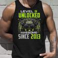 Level 9 Unlocked Awesome Since 2013 9Th Birthday Gaming V8 Unisex Tank Top Gifts for Him