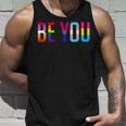 Be You Lgbt Flag Gay Pride Month Transgender Rainbow Lesbian Tank Top Gifts for Him