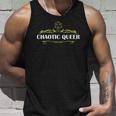 Lgbtq Chaotic Queer Alignment D20 Funny Tabletop Rpg Gamers Unisex Tank Top Gifts for Him