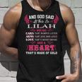 Lilah Name Gift And God Said Let There Be Lilah Unisex Tank Top Gifts for Him