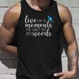 Live For The Moments Butterfly Unisex Tank Top Gifts for Him