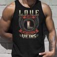 Love Blood Run Through My Veins Name Unisex Tank Top Gifts for Him