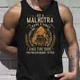 Malhotra Name Shirt Malhotra Family Name V2 Unisex Tank Top Gifts for Him