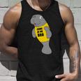 Manatee Novelty Come At Me Bro Unisex Tank Top Gifts for Him