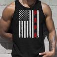 Mens Fathers Day Best Dad Ever Usa American Flag Unisex Tank Top Gifts for Him