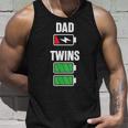 Mens Funny Dad Fathers Day Birthday Twins Twin Dad Unisex Tank Top Gifts for Him