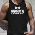 Mens Grooms Entourage Bachelor Stag Party Unisex Tank Top Gifts for Him