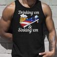 Mens Men Or Women Drinking Yard Game - Funny Cornhole Unisex Tank Top Gifts for Him