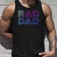 Mens Rad Dad 1980S Retro Fathers Day Unisex Tank Top Gifts for Him
