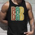 Mens Rad Dad Vintage Retro Fathers Day Gift Unisex Tank Top Gifts for Him