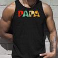 Mens Soccer Dad Retro Papa Soccer Fathers Gift Unisex Tank Top Gifts for Him