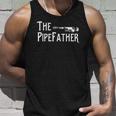 Mens The Pipe Father Plumbing Joke Costume Funny Plumber Unisex Tank Top Gifts for Him