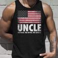 Mens Uncle The Man Myth Legend Fathers Day 4Th Of July Funny Unisex Tank Top Gifts for Him