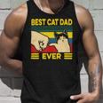 Mens Vintage Best Cat Dad Ever Bump Fit 240 Shirt Unisex Tank Top Gifts for Him