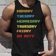 Monday To Friday On Duty Unisex Tank Top Gifts for Him