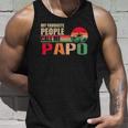 My Favorite People Call Me Papo Funny Fathers Day Unisex Tank Top Gifts for Him