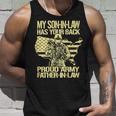 My Soninlaw Has Your Back Proud Army 688 Shirt Unisex Tank Top Gifts for Him