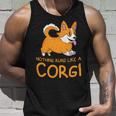 Nothing Runs Like A Corgi Funny Animal Pet Dog Lover V2 Unisex Tank Top Gifts for Him