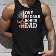 One Badass Bonus Dad Birthday Fathers Day Gift Unisex Tank Top Gifts for Him