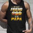 Papa Tee My Best Friend Is My Papa Funny Gift Tees Unisex Tank Top Gifts for Him