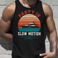 Party In Slow Motion Vintage Funny Boating Boating Gifts Unisex Tank Top Gifts for Him