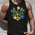 Peace In The Crest Of Ukraine Peace And Solidarity For Ukraine Unisex Tank Top Gifts for Him