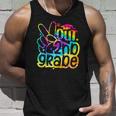 Peace Out 2Nd Grade Graduation Last Day Of School Tie Dye Unisex Tank Top Gifts for Him